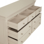 Wilmslow Dove Grey Painted Large Wide 3 over 4 Drawer Chest