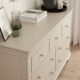 Wilmslow Dove Grey Painted Large Wide 3 over 4 Drawer Chest