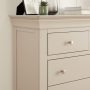 Wilmslow Dove Grey Painted Large Wide 3 over 4 Drawer Chest