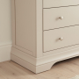 Wilmslow Dove Grey Painted Tall 4 over 3 Drawer Chest