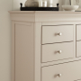 Wilmslow Dove Grey Painted Tall 4 over 3 Drawer Chest