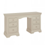 Wilmslow Dove Grey Painted Twin Pedestal Dressing Table Desk