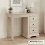Wilmslow Dove Grey Painted Painted Single Pedestal Dressing Table