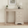 Wilmslow Dove Grey Painted Painted Single Pedestal Dressing Table