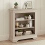Wilmslow Dove Grey Painted Low Small Bookcase