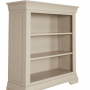 Wilmslow Dove Grey Painted Low Small Bookcase