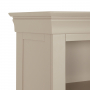 Wilmslow Dove Grey Painted Low Small Bookcase