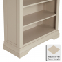 Wilmslow Dove Grey Painted Low Small Bookcase