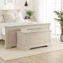Wilmslow Dove Grey Painted Blanket Bedding Box
