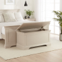 Wilmslow Dove Grey Painted Blanket Bedding Box
