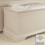 Wilmslow Dove Grey Painted Blanket Bedding Box