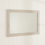 Wilmslow Dove Grey Painted Wall Mirror - 90cm x 60cm