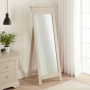 Wilmslow Dove Grey Painted Cheval Full Length Dressing Mirror