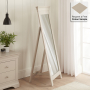 Wilmslow Dove Grey Painted Cheval Full Length Dressing Mirror