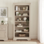 Wilmslow Dove Grey Painted Tall Large Bookcase