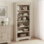 Wilmslow Dove Grey Painted Tall Large Bookcase