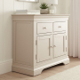 Wilmslow Dove Grey Painted Medium 2 Drawer 2 Door Sideboard
