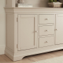 Wilmslow Dove Grey Painted Large Sideboard with Dresser Top