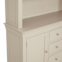 Wilmslow Dove Grey Painted Large Sideboard with Dresser Top
