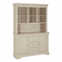 Wilmslow Dove Grey Painted Large Sideboard with Dresser Top