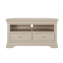Wilmslow Dove Grey Painted Corner TV Unit Stand - To fit TV’s up to 50”