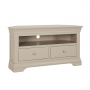Wilmslow Dove Grey Painted Corner TV Unit Stand - To fit TV’s up to 50”