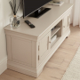 Wilmslow Dove Grey Painted Widescreen TV Unit Stand - Up to 60" TV Size