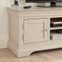 Wilmslow Dove Grey Painted Widescreen TV Unit Stand - Up to 60" TV Size