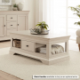 Wilmslow Dove Grey Painted 1 Drawer Coffee Table