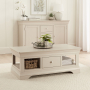 Wilmslow Dove Grey Painted 1 Drawer Coffee Table
