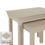 Wilmslow Dove Grey Painted Nest of 2 Tables
