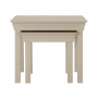 Wilmslow Dove Grey Painted Nest of 2 Tables