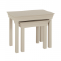 Wilmslow Dove Grey Painted Nest of 2 Tables