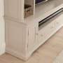 Wilmslow Dove Grey Painted XXL Widescreen TV Media Storage Grand Wall Unit