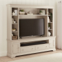 Wilmslow Dove Grey Painted XXL Widescreen TV Media Storage Grand Wall Unit