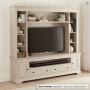 Wilmslow Dove Grey Painted XXL Widescreen TV Media Storage Grand Wall Unit