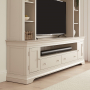 Wilmslow Dove Grey Painted XXL Widescreen TV Media Storage Grand Wall Unit