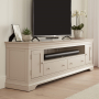Wilmslow Dove Grey Painted XXL Widescreen TV Unit Stand – Up to 100” TV Size