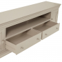 Wilmslow Dove Grey Painted XXL Widescreen TV Unit Stand – Up to 100” TV Size