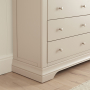 Wilmslow Dove Grey Painted Extra Large Jumbo 10 Drawer Chest