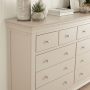 Wilmslow Dove Grey Painted Extra Large Jumbo 10 Drawer Chest