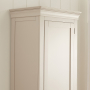 Wilmslow Dove Grey Painted Single Shaker Linen Storage Cupboard