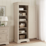 Wilmslow Dove Grey Painted Single Shaker Linen Storage Cupboard