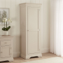 Wilmslow Dove Grey Painted Single Hallway Coat & Shoe Cupboard