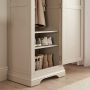 Wilmslow Dove Grey Painted Single Hallway Coat & Shoe Cupboard