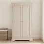 Wilmslow Dove Grey Painted Double Shaker Linen Storage Cupboard
