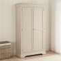 Wilmslow Dove Grey Painted Double Shaker Linen Storage Cupboard
