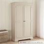 Wilmslow Dove Grey Painted Double Shaker Linen Storage Cupboard