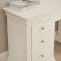 Wilmslow White Double Pedestal Dressing Table Mirror and Stool Set