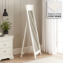 Wilmslow White Painted Cheval Mirror
